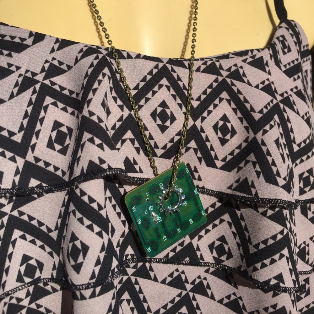 Remote control dissected Necklace 12 inches